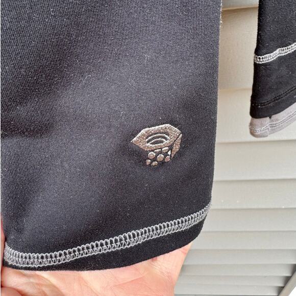 Mountain Hardwear size S Butter Button Up Long Sleeve Active Top - Black - Picture 4 of 9